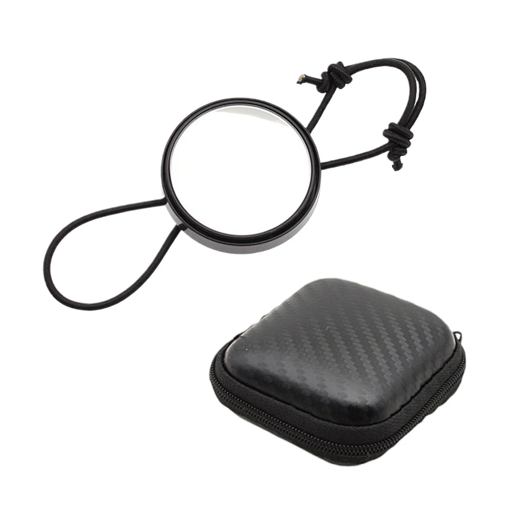 Marine Rearview Mirror with Lanyard Scuba Diving Mirror Diving Rearview Mirror Dive Observe Mirror for Water Sports Safety