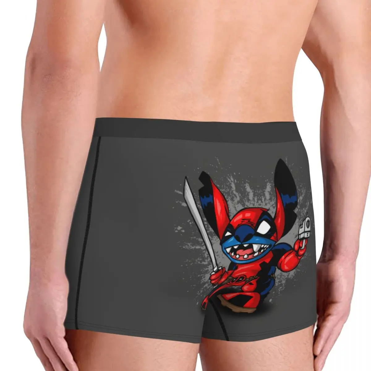 Custom Funny Many Superhero Comics Deadpool Underwear Male Printed Stitchpool Boxer Shorts Panties Briefs Soft Underpants