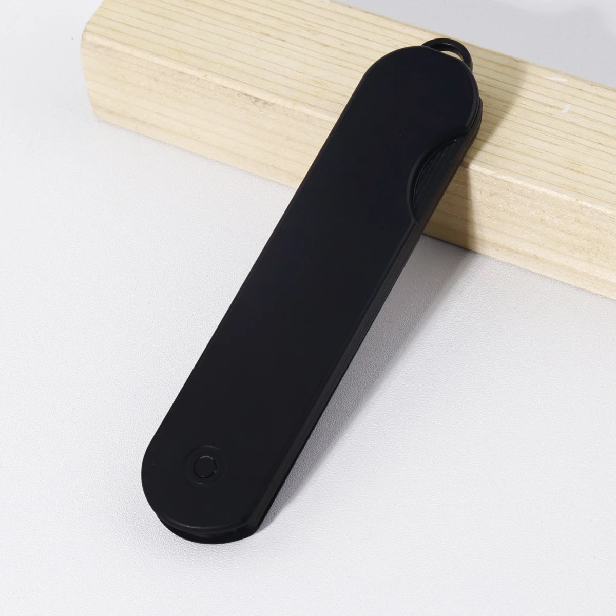 قطعة واحدة من مشط أسود 2 في 1 قابل للطي، مشط مزدوج الأسنان قابل للطي لكل من الانفجارات الجافة والرطبة، تصميم محمول، خاص لشعر مستعار الشعر الحقيقي