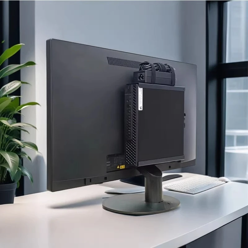 Wall Mount Bracket For HP Dell Lenovo Mini PC Micro Computer Host Holder