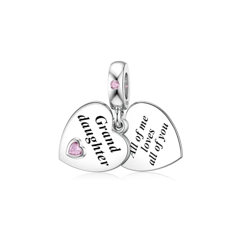 2024 New I Love Your Mother, sisters, Father, Family Charm Pendant, Fitted Original 925 Sterling Silver Bracelet DIY Accessories image 3