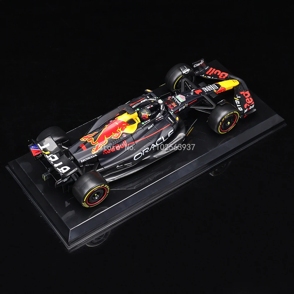 Bburago 1:24 F1 2023 Ferrari SF23 Red Bull RB18 RB19 Mercedes Benz W14 Formula 1 Simulation Alloy Car Model Crafts Decoration