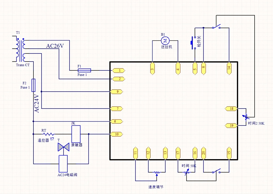 NBC-2 Control Board Tap Gas Welding Machine Control Board Circuit Board Carbon Dioxide Welding Machine 270