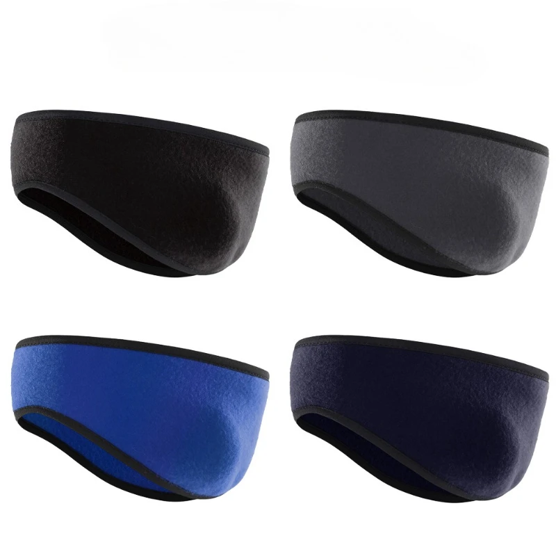 Grensoverschrijdende fleece oorbescherming hoofdband Heren en dames Outdoor Fleece sporthoofdband Skiën Koud en wind Koud voorhoofd