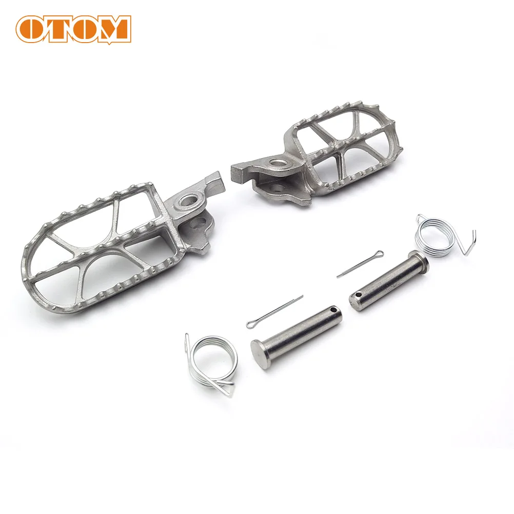 OTOM Motorcycle Foot Pegs Footrest Footpegs 360 Roating Front Pedals For HONDA CRF250R CRF450R CRF450RX Motocross Dirt Pit Bike