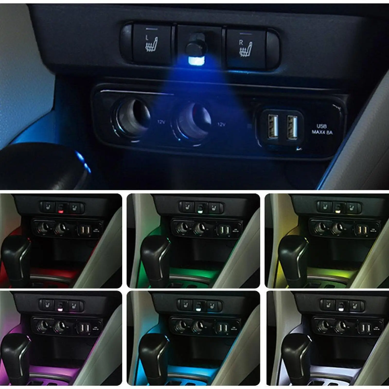 

Car USB LED Atmosphere Light Professional Gifts Vehicle Interior Accessories
