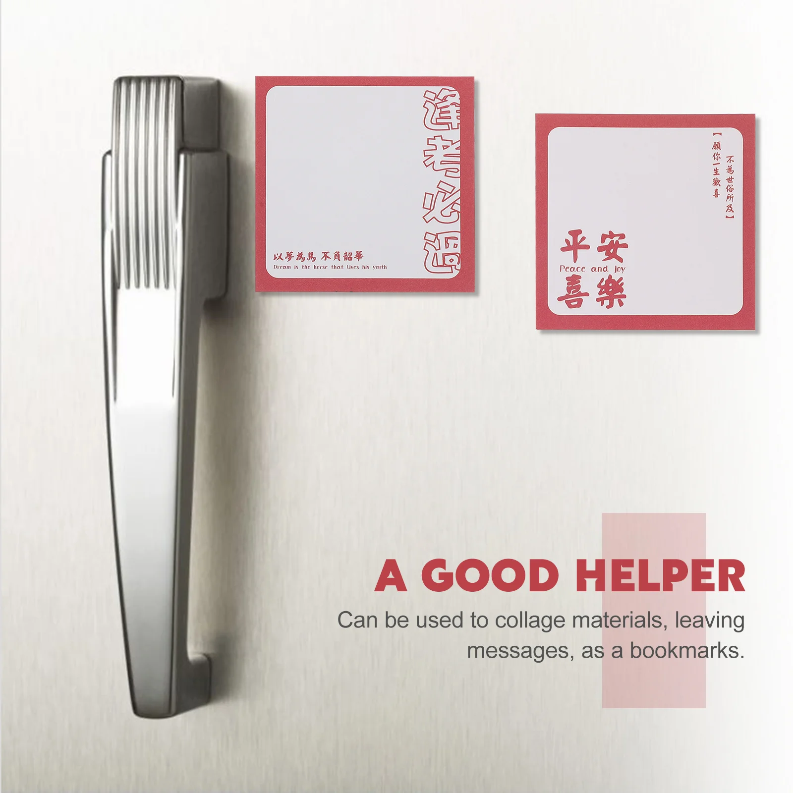 8 pezzi di note postali adesive carino scrapbook stazionario memo adesivo ufficio scrapbooking tamponi autoadesivi