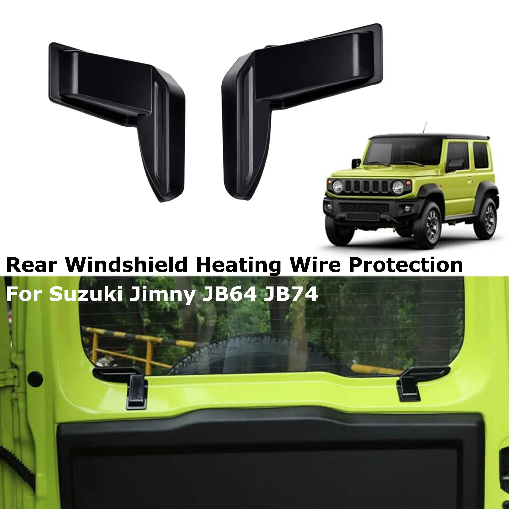 

For Suzuki Jimny JB64 JB74 Rear Windshield Heating Wire Protection Cover 2019-2025 High-Quality ABS Car Interior Accessories