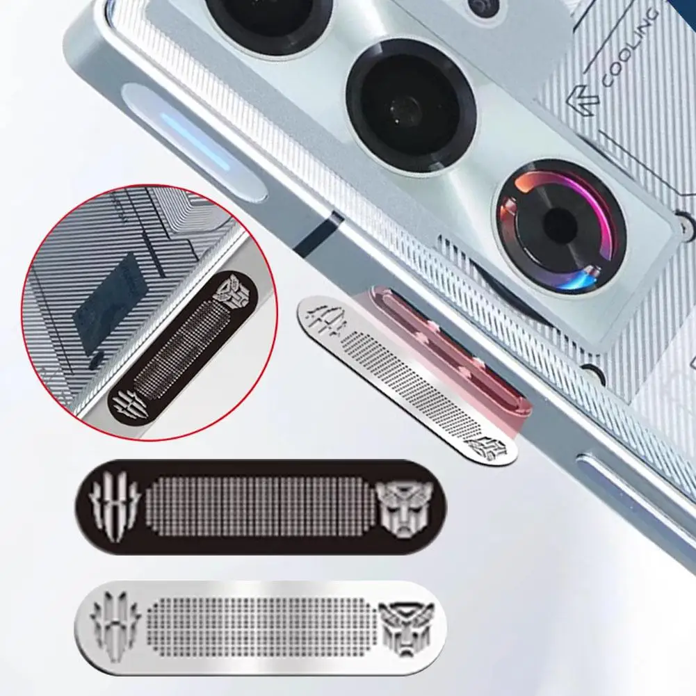 

For Red Magic 10 Pro Phone Dustproof Net Stickers For RedMagic10ProPlus+ Earpiece Speaker Hole Anti-Dust Metal Mesh Dust Cover