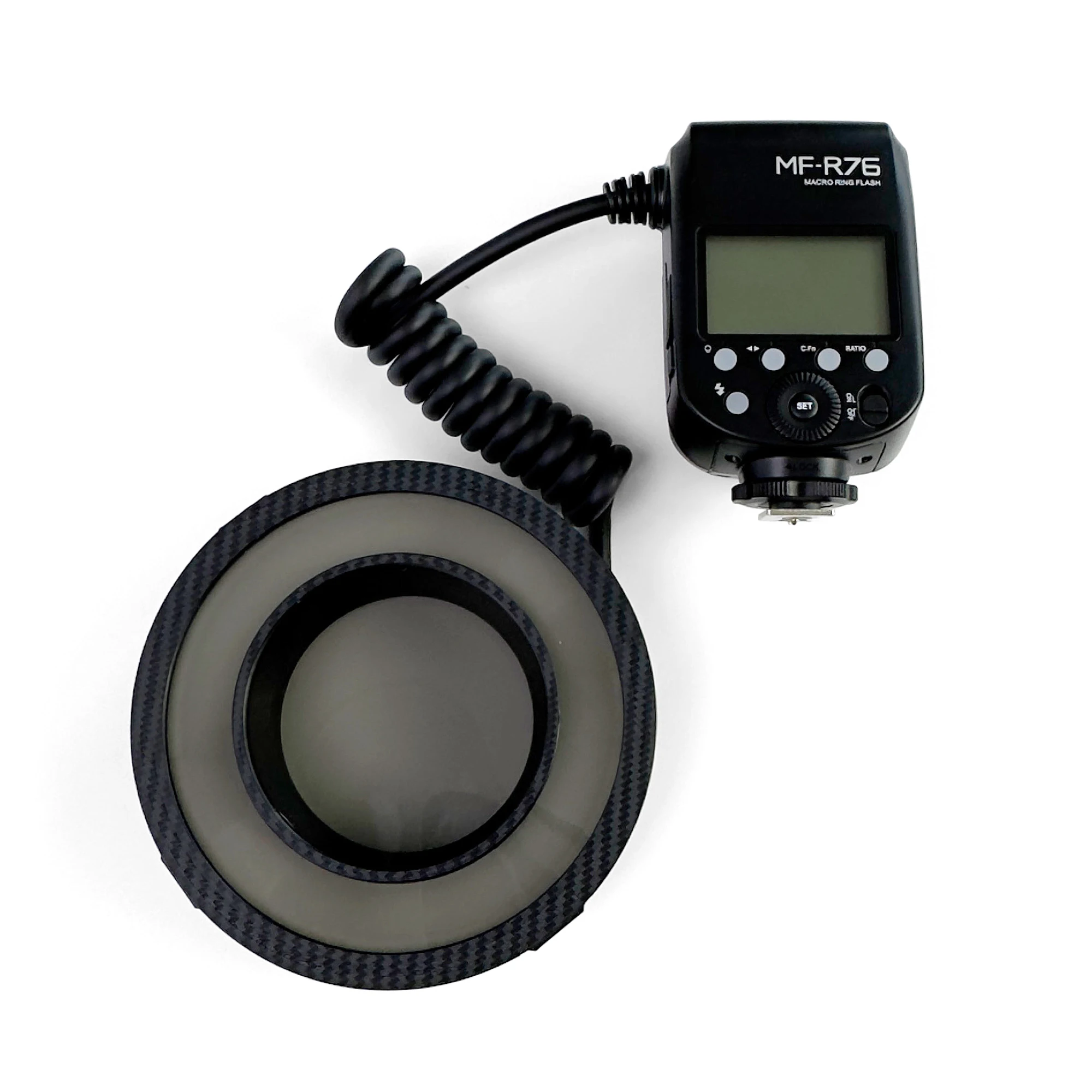 Kamera-Zahnfotografie – kein Reflexions-Kreuzpolarisationsset für Godox MF-R76-Blitze. Ring blinkt intraorale Fotografie – Detail 25