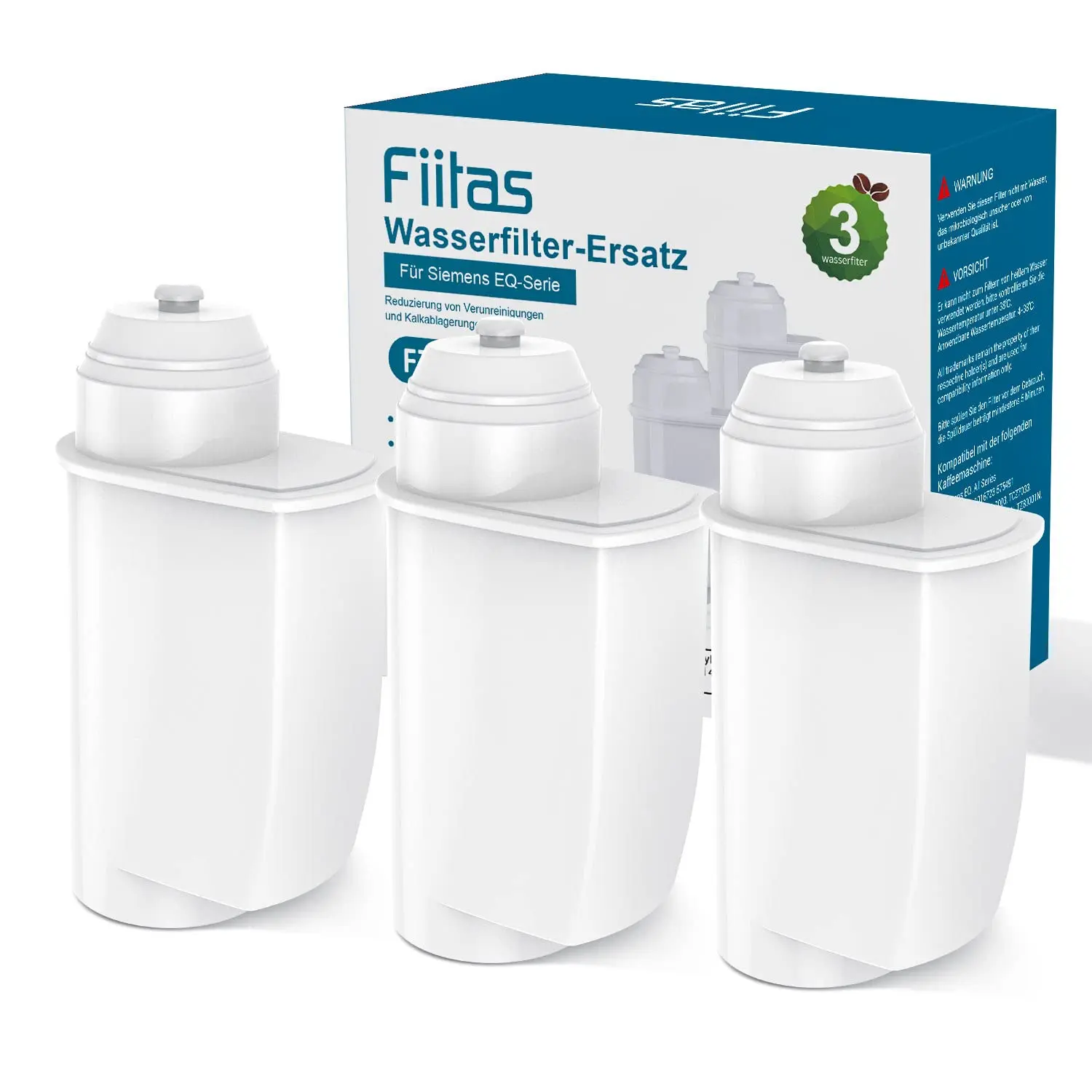 Coffee Water Filters for Siemens EQ6 EQ7 EQ500 EQ Series Compatible with Brita Siemens Intenza TZ70003 3pcs