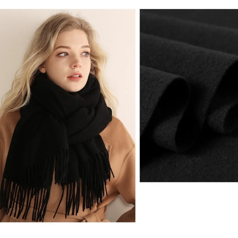 Winter Scarf Mature Elegant Luxury Brand Cotton Shawl Windproof and Warm Women\'s Scarf 2024 Bufandase Invierno Para Mujer