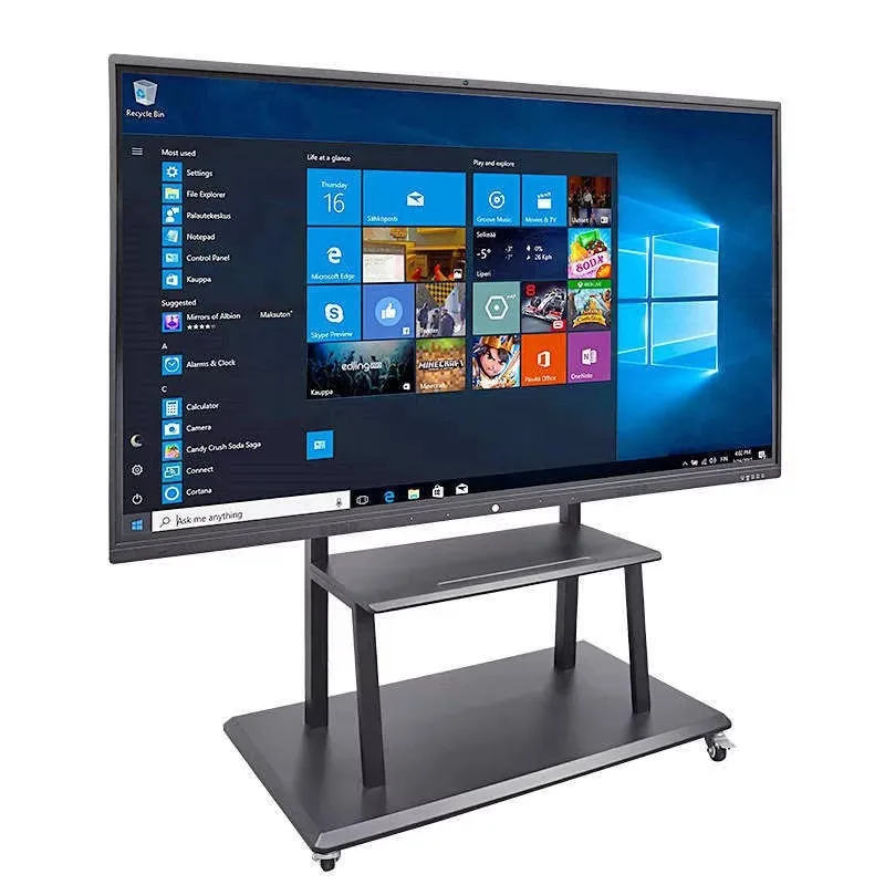 No projector teaching board Infrared touch integrated interactive digital whiteboard is suitable for classrooms