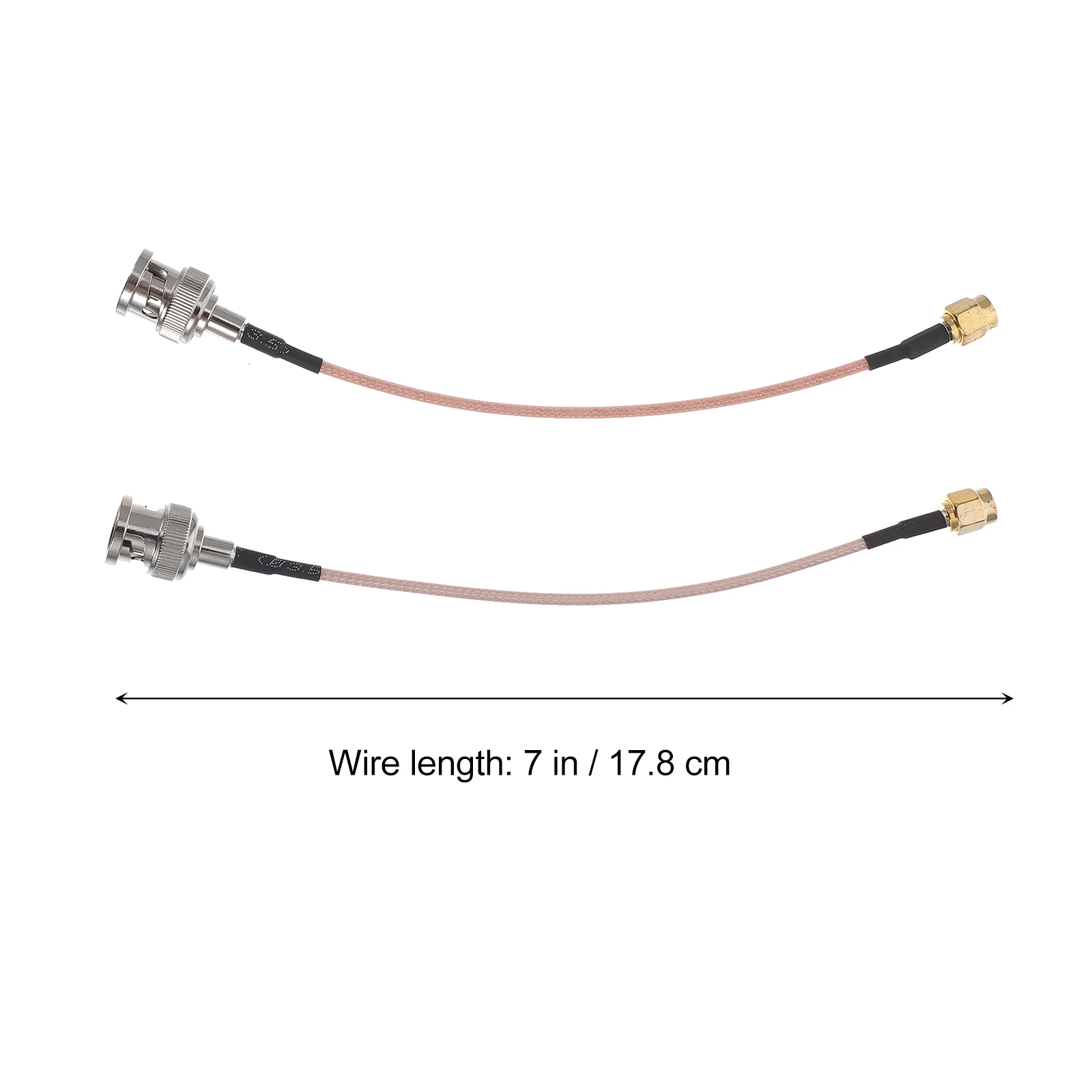 

2pcs to SMA Cable Antenna Adapter Male Female Copper Short Flexible RG316 Low Signal Loss Audio Video Line
