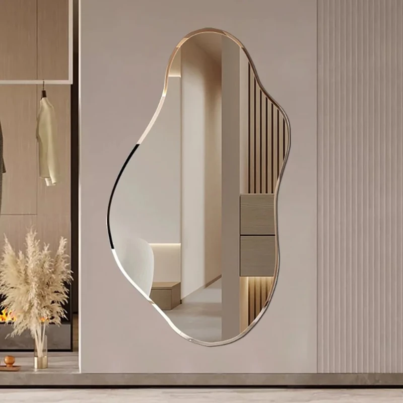 Mirror Designer Wall-Mounted Nordic Simple Smart Bathroom M…
