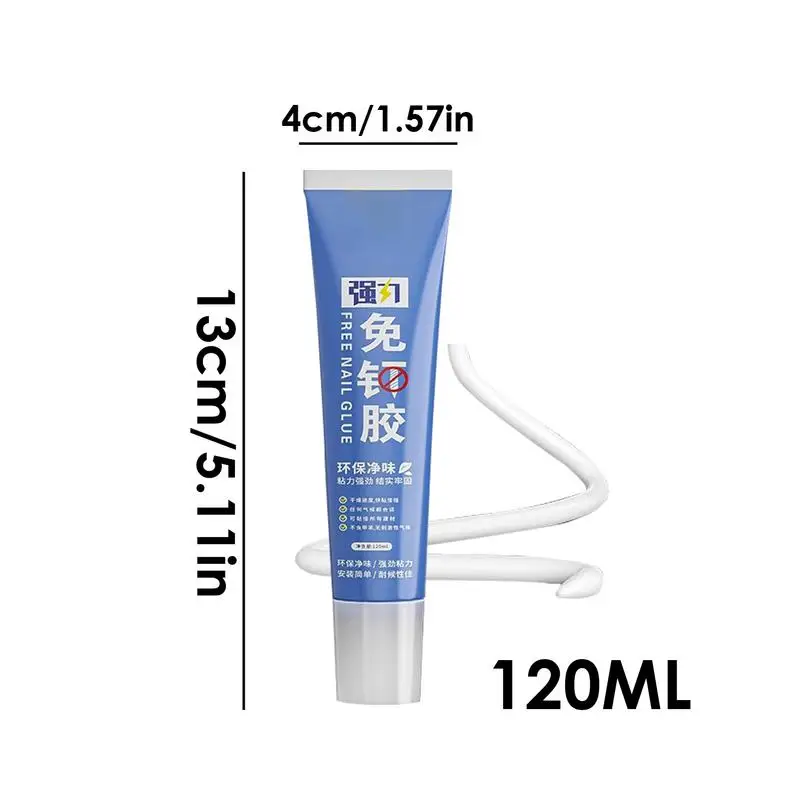 120ml All-Purpose Glue Quick Drying Glue Strong Adhesive Sealant Fix Glue Nail Free Adhesive Plastic Glass Metal Ceramic new