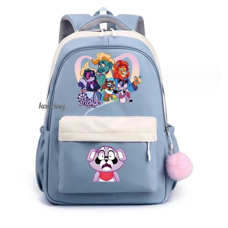 

New Indigo Park Backpack Teenage Girl Student Back To School Schoolbag Game Bookbag Bag Girls Boys Children Rucksack﻿ Knapsack