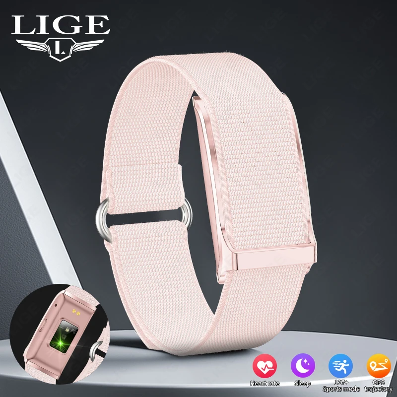 

LIGE No Screen Fitness Tracker Smart Bracelet Smart Watch 2025 Heart Rate Monitor Pedometer 1ATM Waterproof Smartwatch Men Women