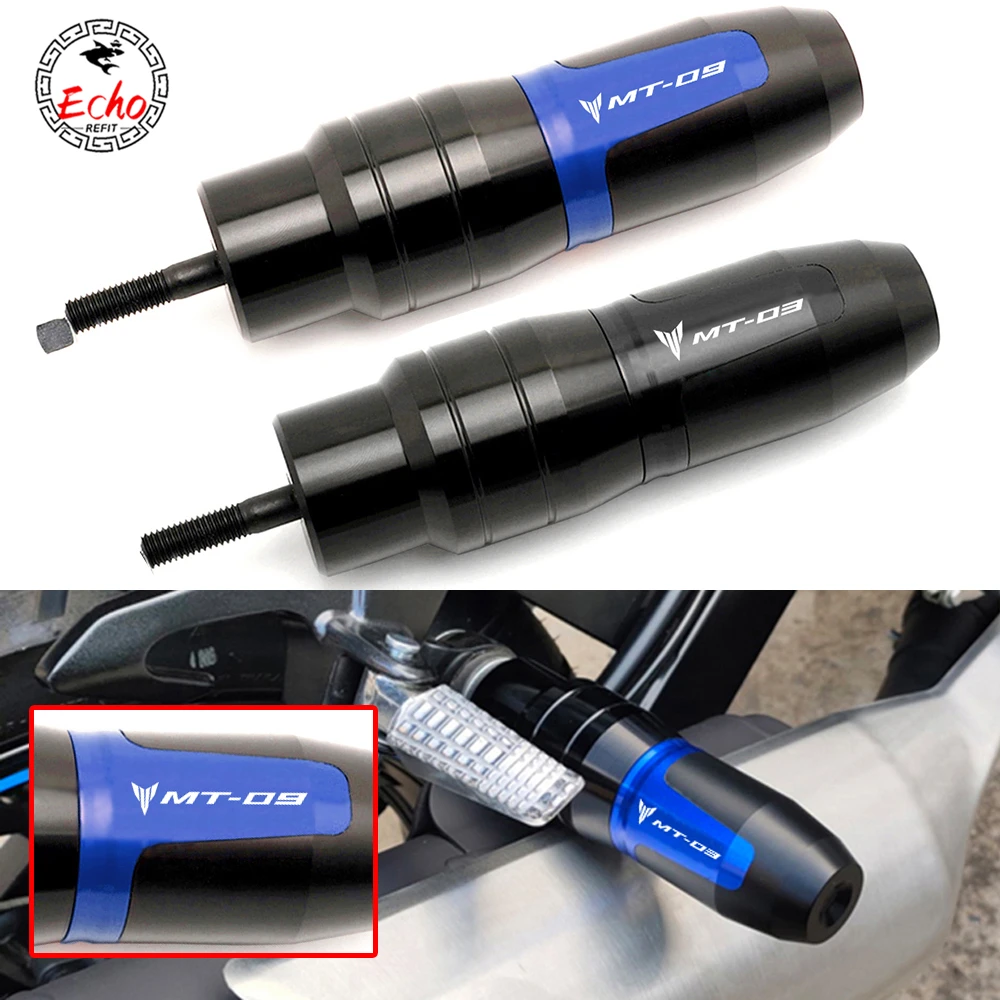 For YAMAHA MT-03 MT03 Mt 03 MT09 MT-09 FZ09 MT 09 2020 Motorcycle CNC Accessories Exhaust Slider Crash Anti-collision Protection