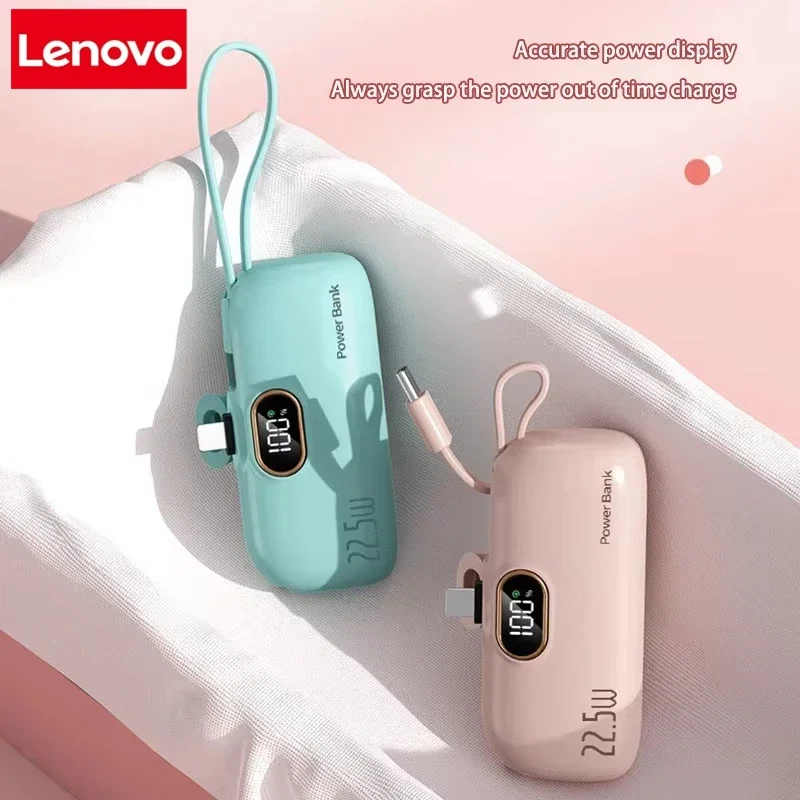 Lenovo Mini Convenient Mobile Power Bank 30000mAh Portable Fast Charging Suitable For iPhone For Samsung External Battery 2026 view 5
