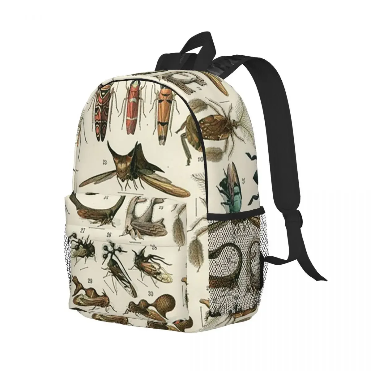 Mochilas de insectos para adolescentes, mochila escolar de dibujos animados para niños, mochila de viaje, bolso de hombro de gran capacidad