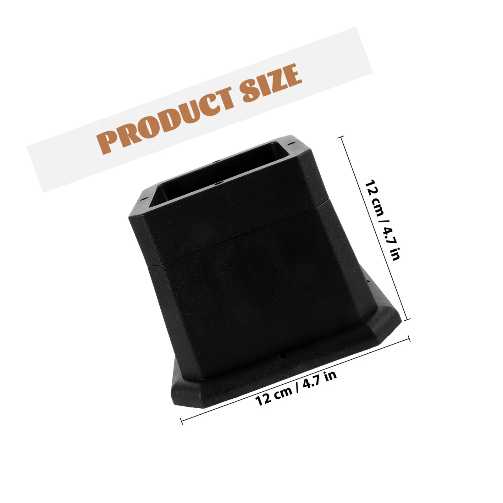 4Pcs Furniture Riser Height Lift Blocks Multipurpose Bed Sofa Table Chair Legs Heavy Duty Elevators for Storage