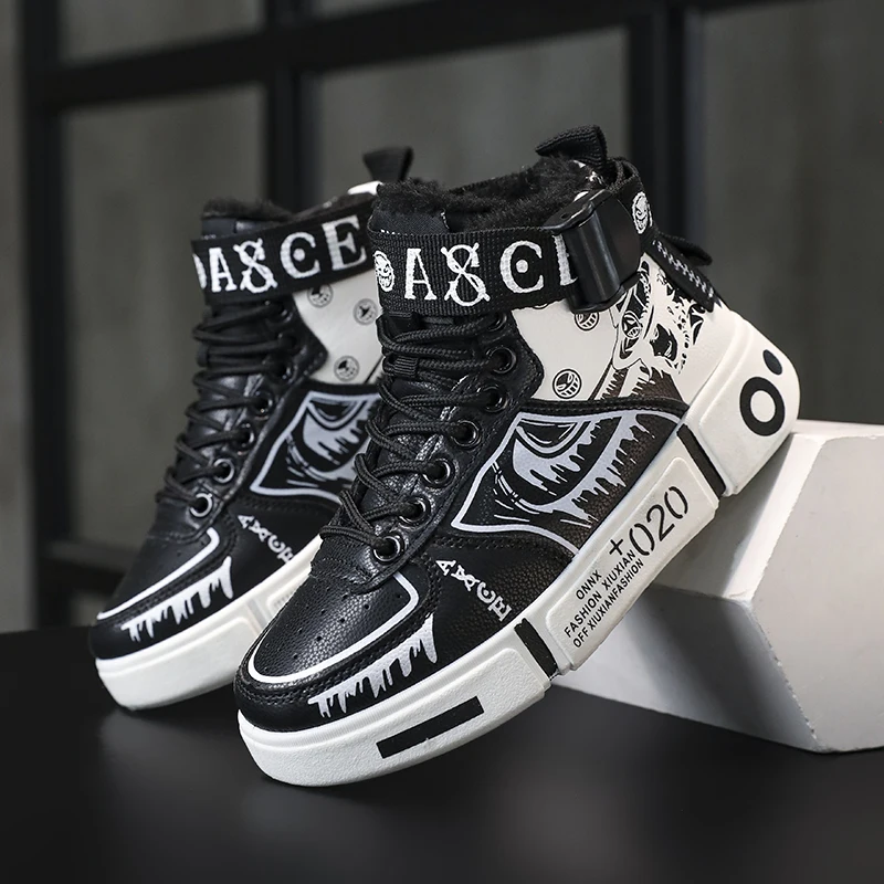Fleece High Top Sneakers 2