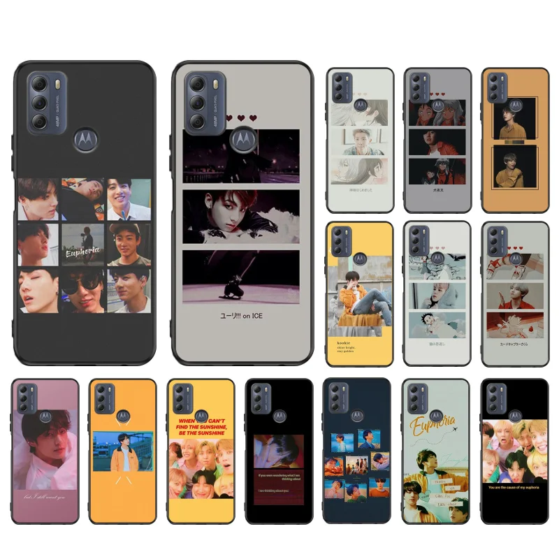 KPOP Euphoria Jungkook Phone Case for Moto Edge 50 40 Pro Edge 40 30 Ultra Neo Fusion G Power G Stylus G Play E32 E20 E40 