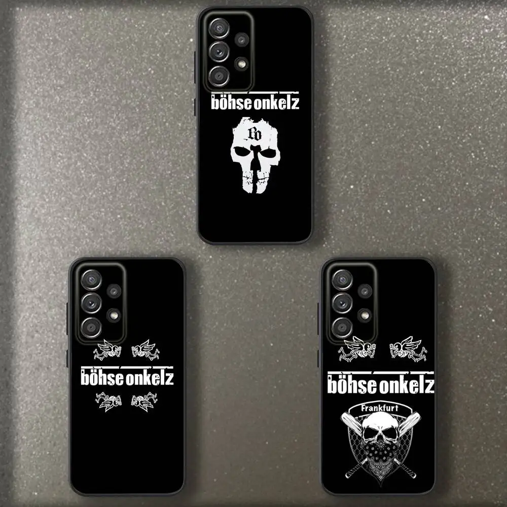

Band B-Bohse O-Onkelzs Phone Case For Samsung S 25,24,23,22,30,21,10,9,Ultra,Plus,Lite,FE,4,5 G Soft Black Case