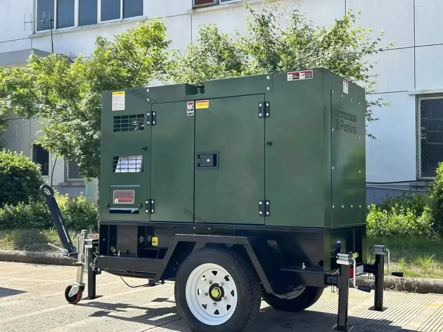 Denyo Generator 18 20 Kw Diesel Generator On Wheels Trailer Generator 30kva Genset Per Kins 40 KVA