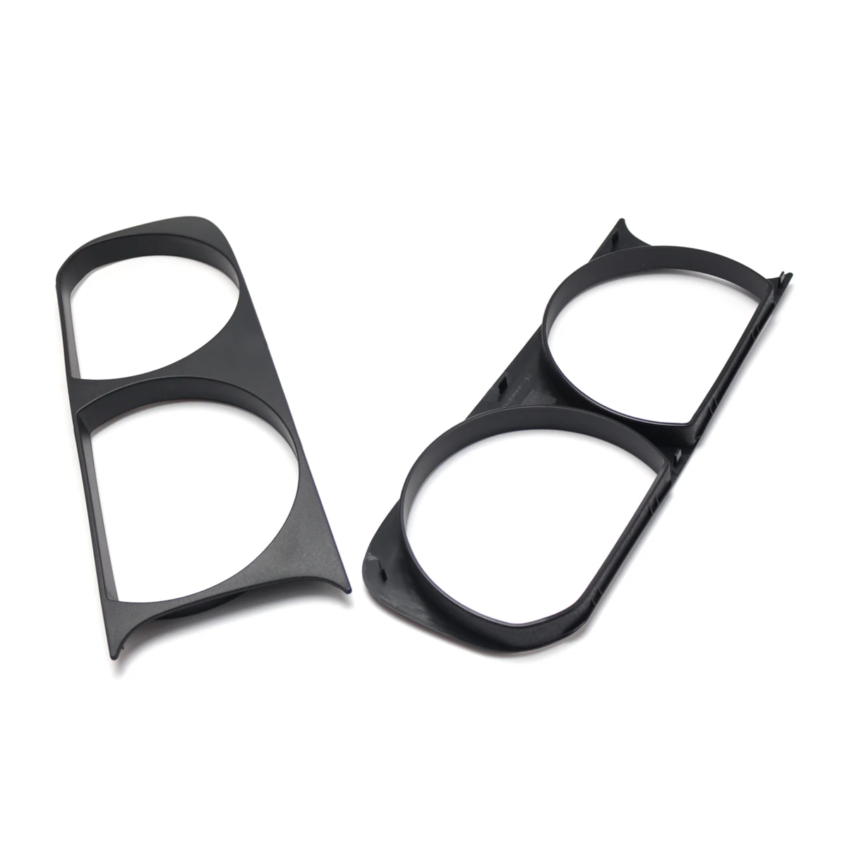 2pcs ABS Black Car Front Headlight Lamp Bezel Frame Trims for Dodge Challenger 2008 2009 2010 2011 2012 2013 2014 view 3