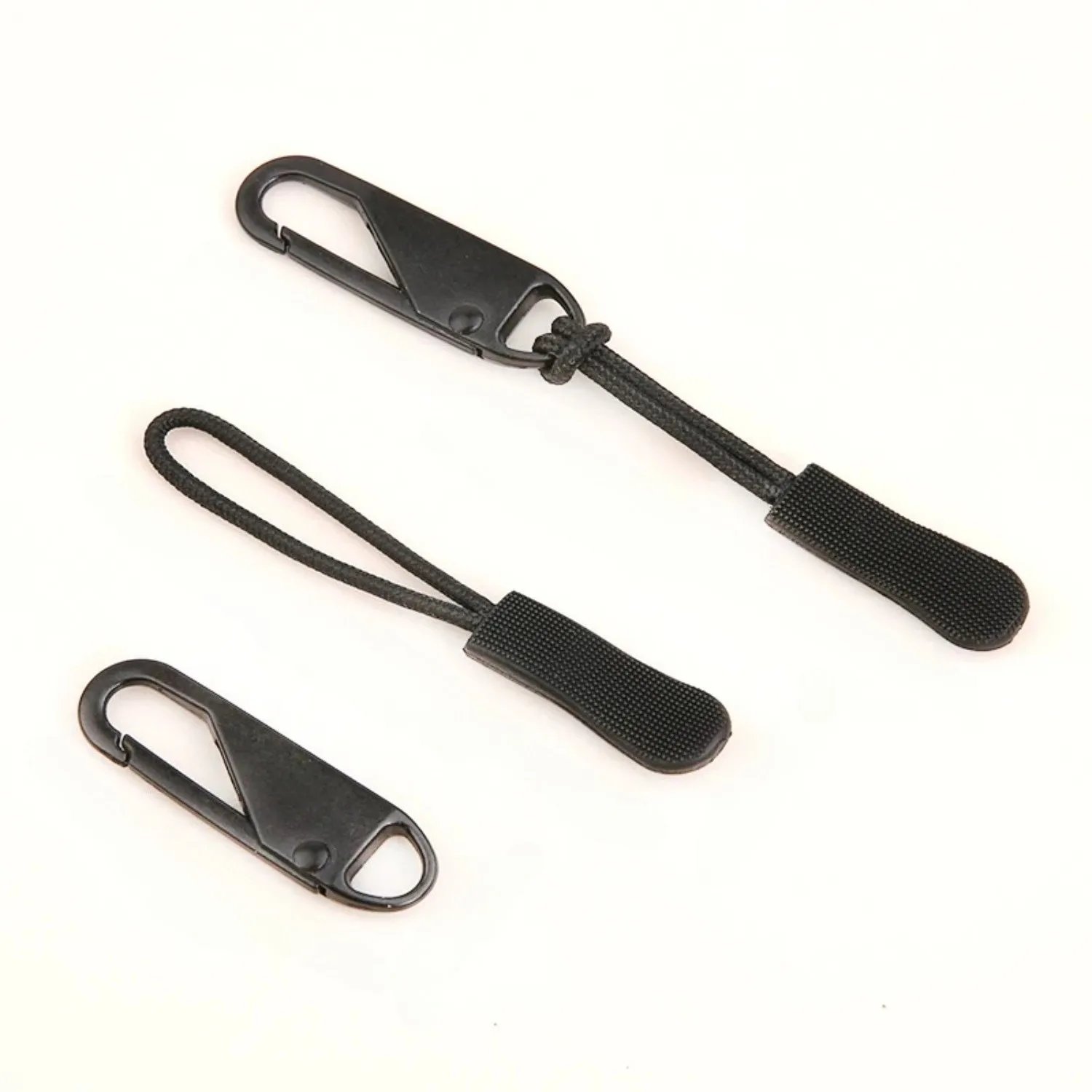 Detachable Zipper Pull Replacement Kit Universal Metal Slider Tab for Jacket Bag Boots Backpack Luggage Repair Tool-Free Set