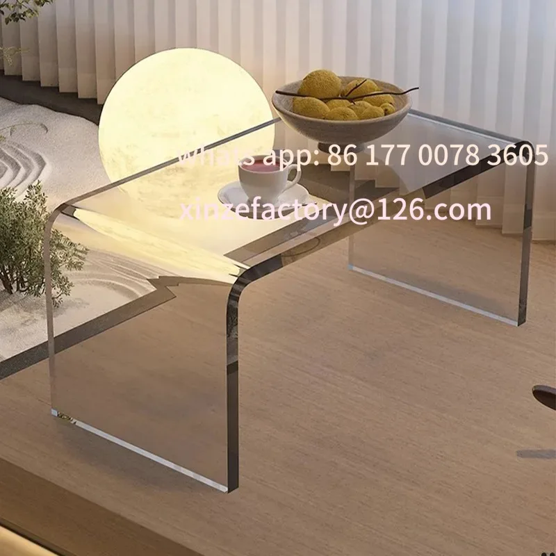 

Customizable Acrylic Vanity Chair Change Shoes Footstool Family Sofa Stool Living Room Sofa Coffee Table Small Side Table Bench