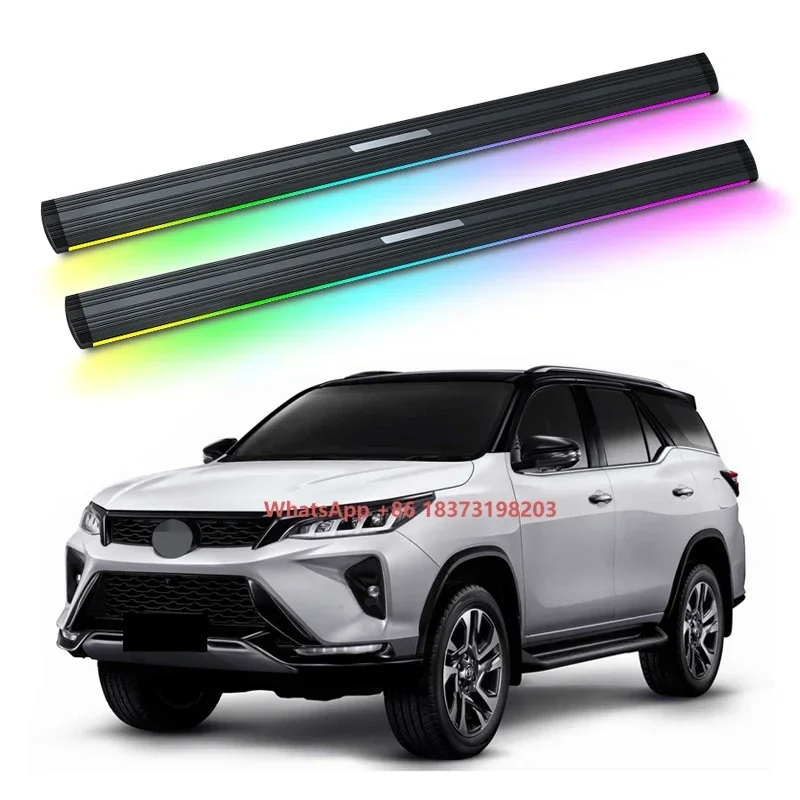 

Automatic Electric Power Side Step Running Board LED Light for Fortuner 2021-2025