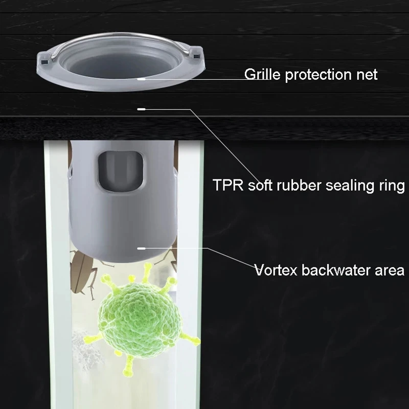 Universal Floor Drain Core Kitchen Sewer Anti-Insect Deodorant Water Stopper Bathroom Shower Washing Machine Round Siphon Plug