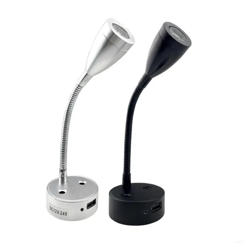

U2JA Upgraded Wall Lamps 12-24V TouchS Dimming LED Reading Light with Cooling Base for Boats Truck Motorhome Yachts Cabin