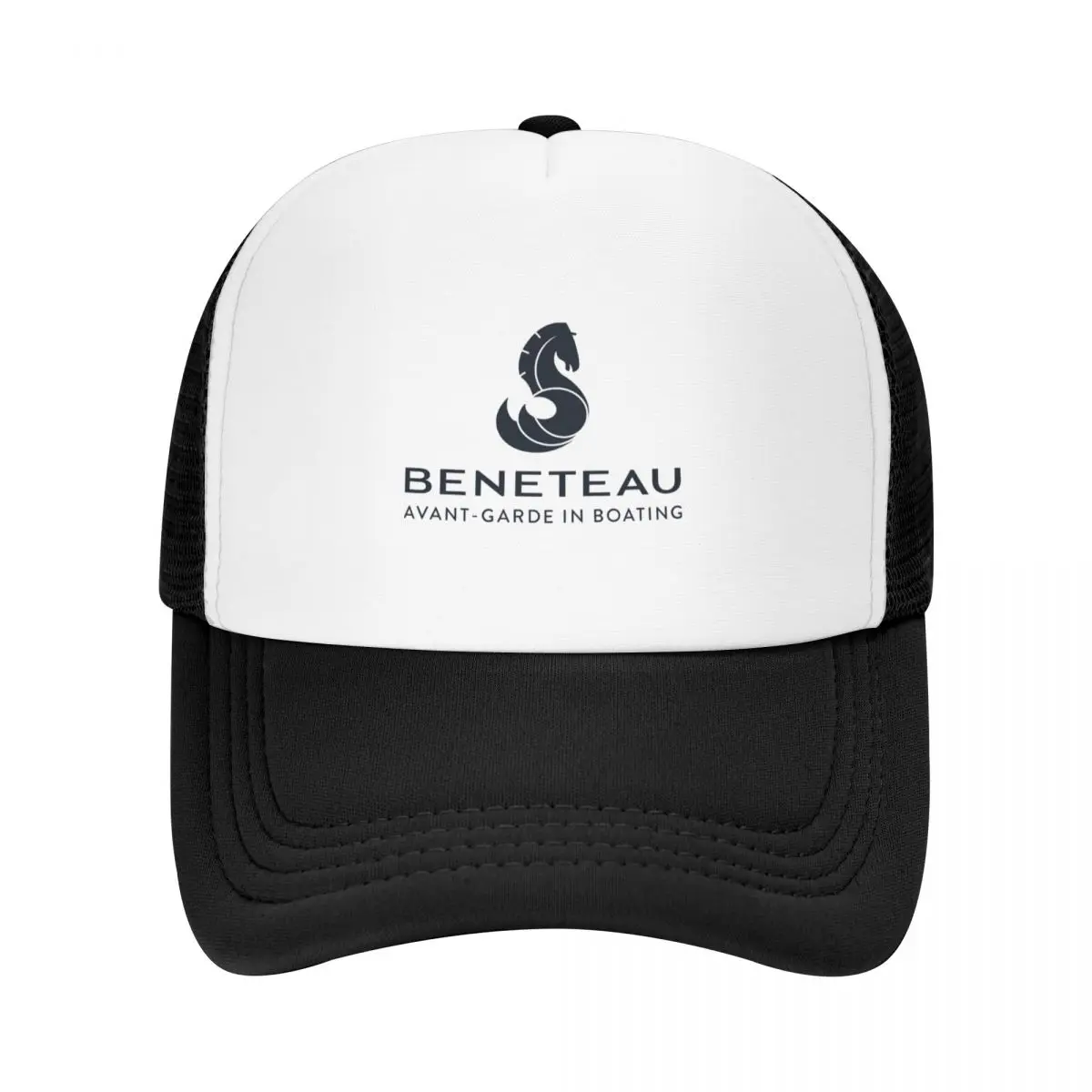 Beneteau Yachts Logo Fishing Boats Cap Mesh Baseball Caps Adjustable Hat Hip Hop Summer Unisex Baseball Hats Polychromatic