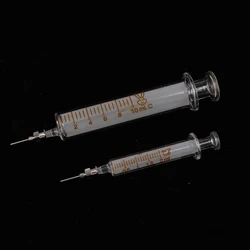 High Quality 2ml 5ml 10ml Glass Syringe Mobile Phone Repair Special Welding Oil Welding Container Syringe Metal Needle Syringe