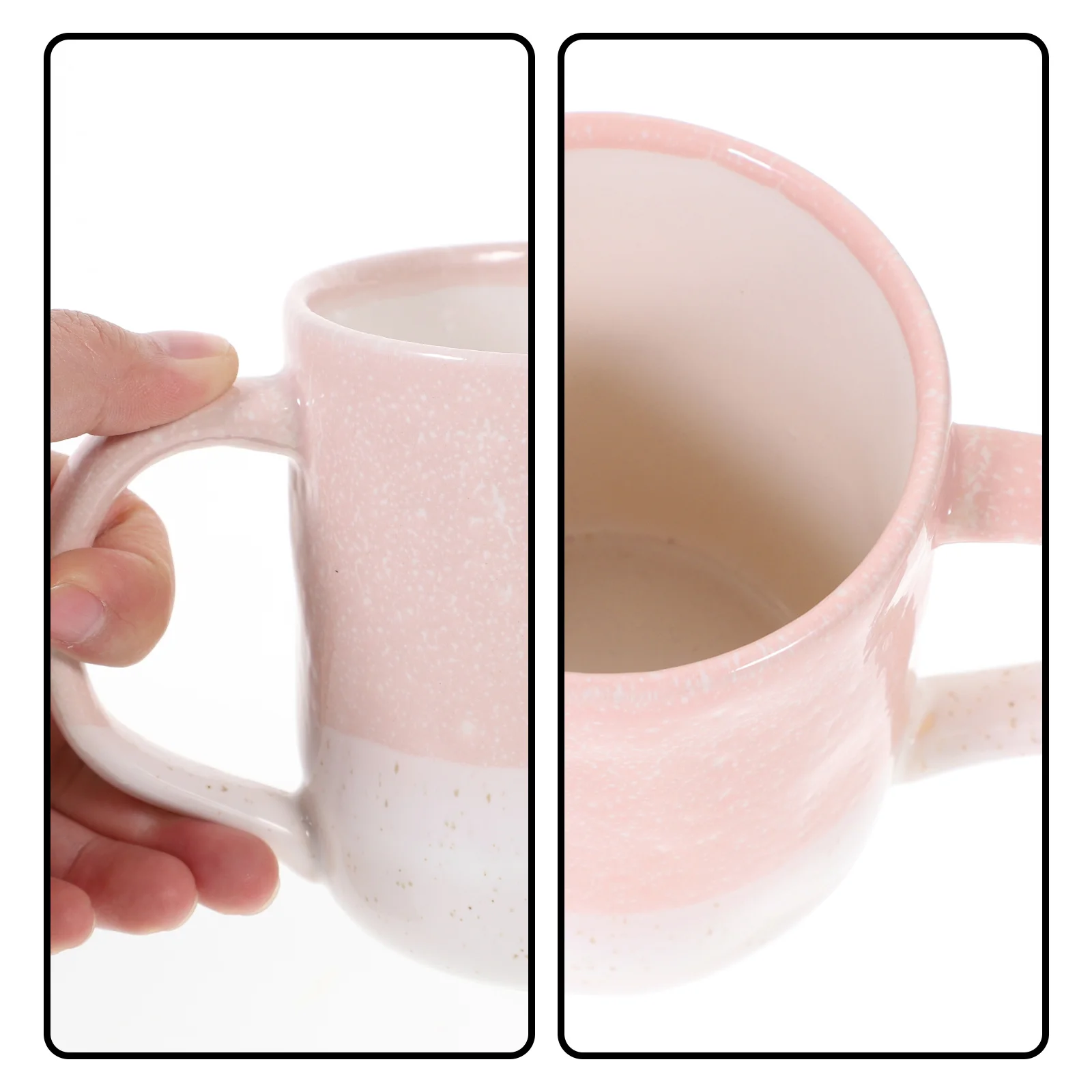 

Household Ceramic Coffee Mug Non Slip Handle for Home Office Cafe Breakfast Cup Large Coffee Mugs Handheld Mugs