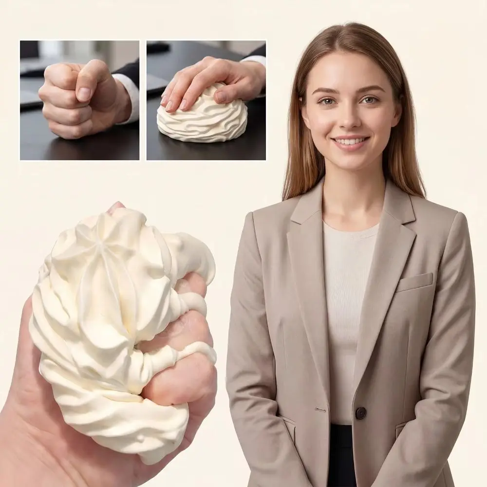 Creative Hand Relax Cream Roll Squeeze Slow Rebound Food Shape Push Bubble Roll Soft Pinch Cake Slow Rising Anxiety