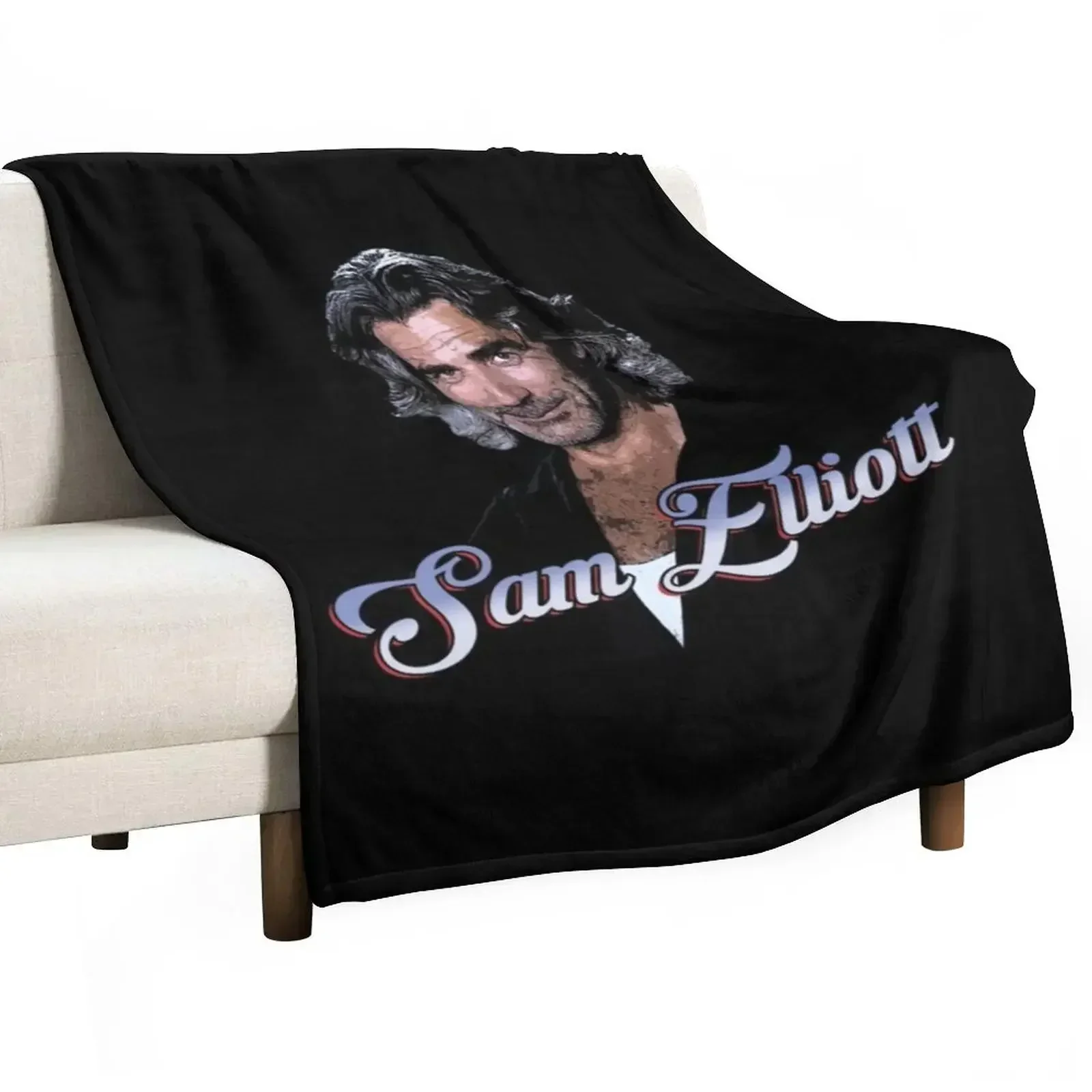 

Sam Elliott Throw Blanket Decorative Throw warm for winter Flannels Blankets