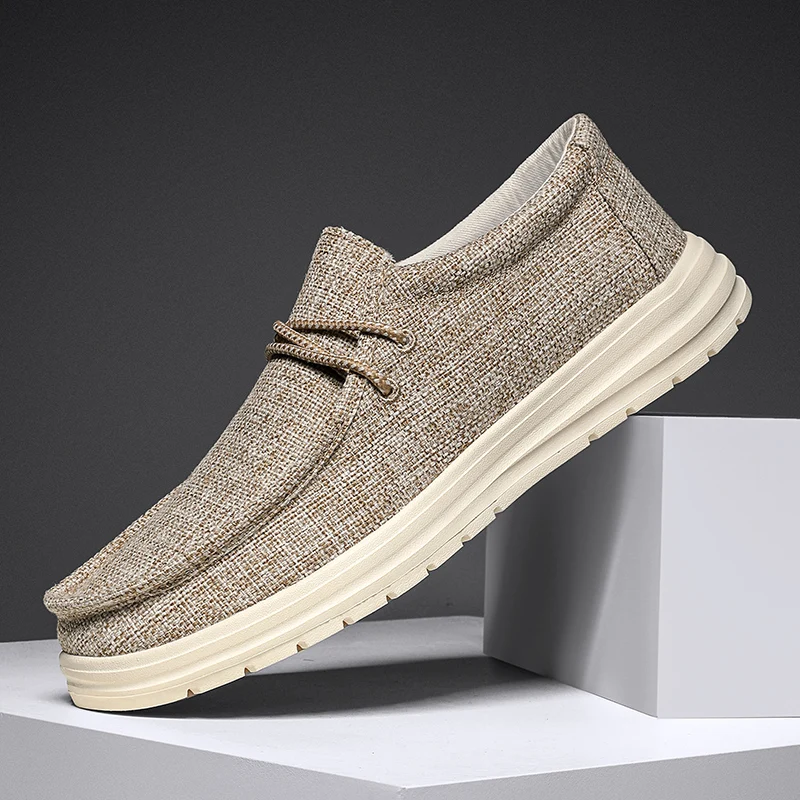 Men Casual Canvas Espadrilles Shoes Summer New Fashion Alpargatas Hombre Espadrille Comfortable Breathable Lightweight Plus Size