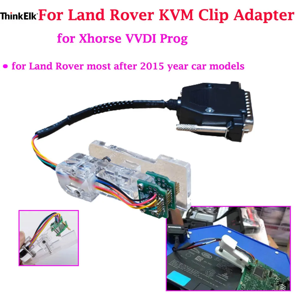 The newest adapter For Land Rover KVM Clip Adapter for Xhorse VVDI Prog  for Land Rover KVM data without Soldering