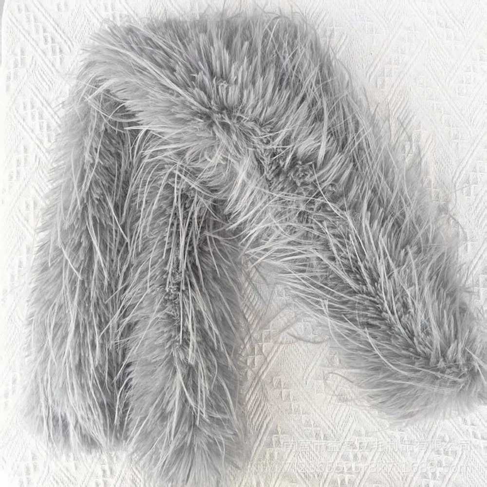 

New Faux Fur Women Scarf Long Fluffy Shawl Wrap Winter Warm Windproof Neck Cover