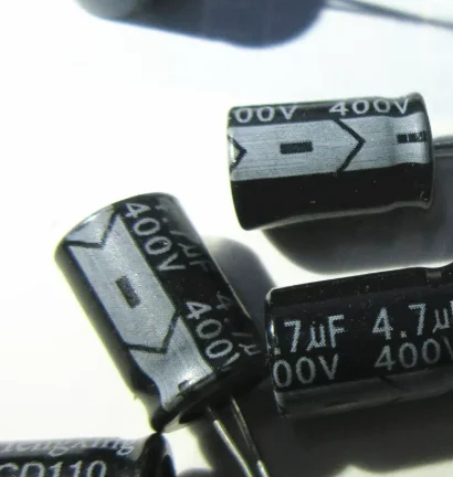 Aluminum electrolytic capacitor 400V 4.7uF 8*12mm 4.7UF/400V direct-insert type