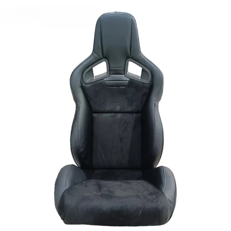 1039R Fiberglass Racing Adjustable Luxury Leather Fabric Car Vehicle Seats