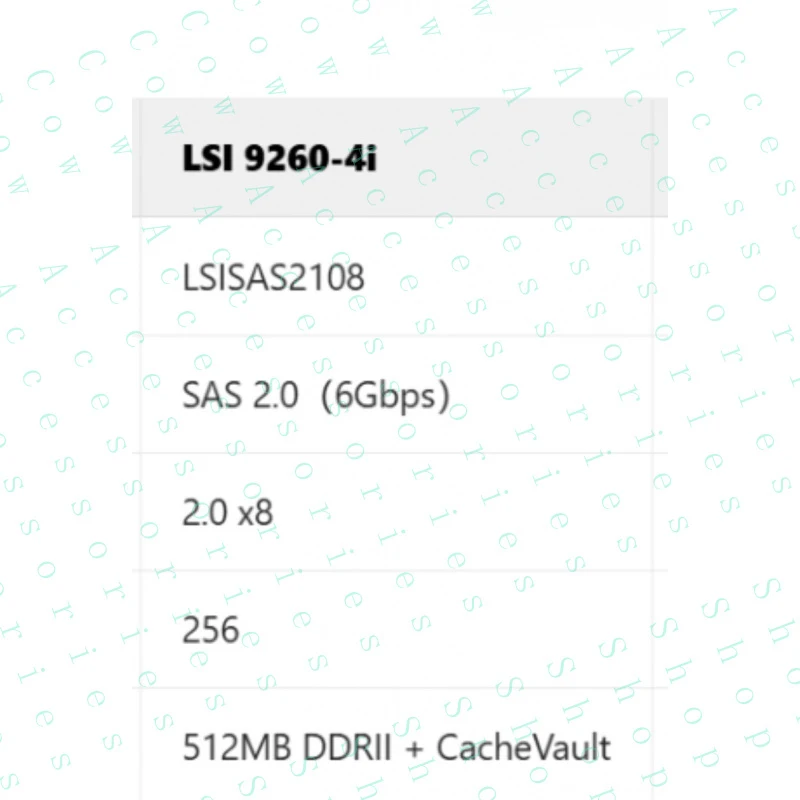 PP+ FOR LSI Logic MegaRAID 9260-4i 6Gb/s PCIe 2.0 SAS RAID Controller 6Gbps