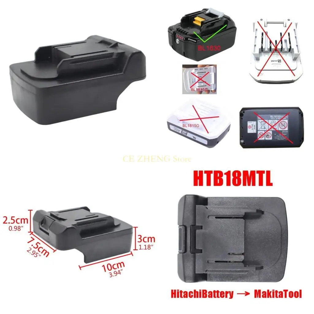 

E56B Durable HTB18MTL Battery Converter for Electric Power Tool Replace BL1830Battery