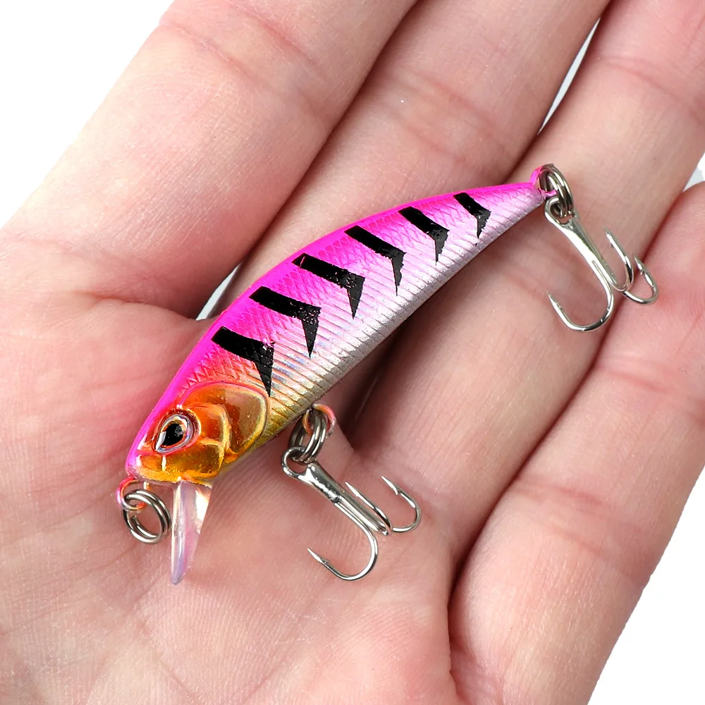 LHFSH Mini Minnow 5cm – Señuelo duro para trucha, lubina y carpa - imagen 3