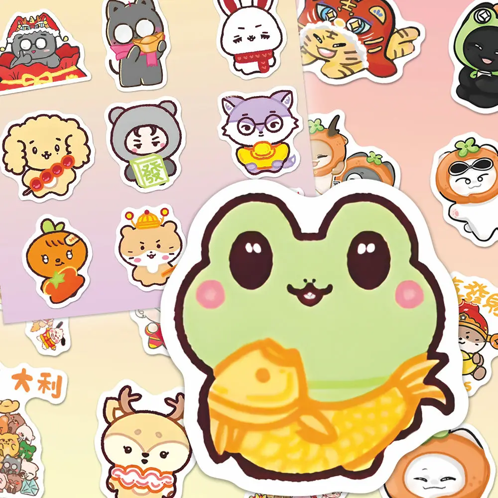 72pcs Cute KPOP Idols New Year Cartoon Stickers COUPS JEONGHAN JOSHUA JUN HOSHI DINO WONWOO WOOZI DK Festive Decorative Stickers